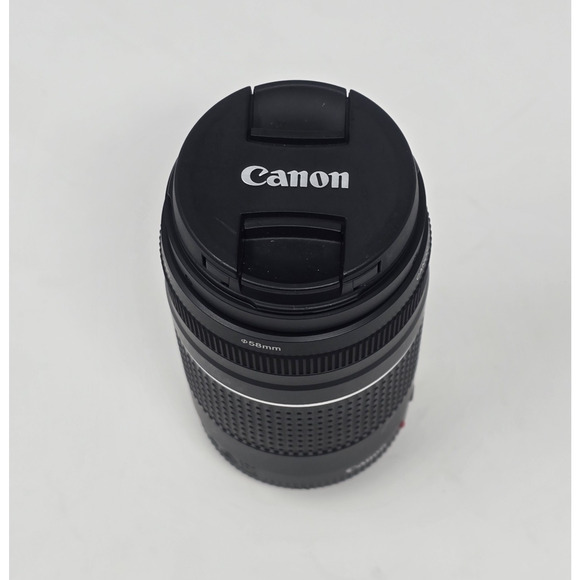 CANON Zoom Lens EF 75-300mm 1:4-5.6 lll EF Lens with Caps Works w/Clean Glass - Picture 1 of 12